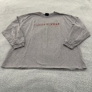 VTG Carson-Newman College Eagles Mens XL Long Sleeve T-Shirt Gray Jansport